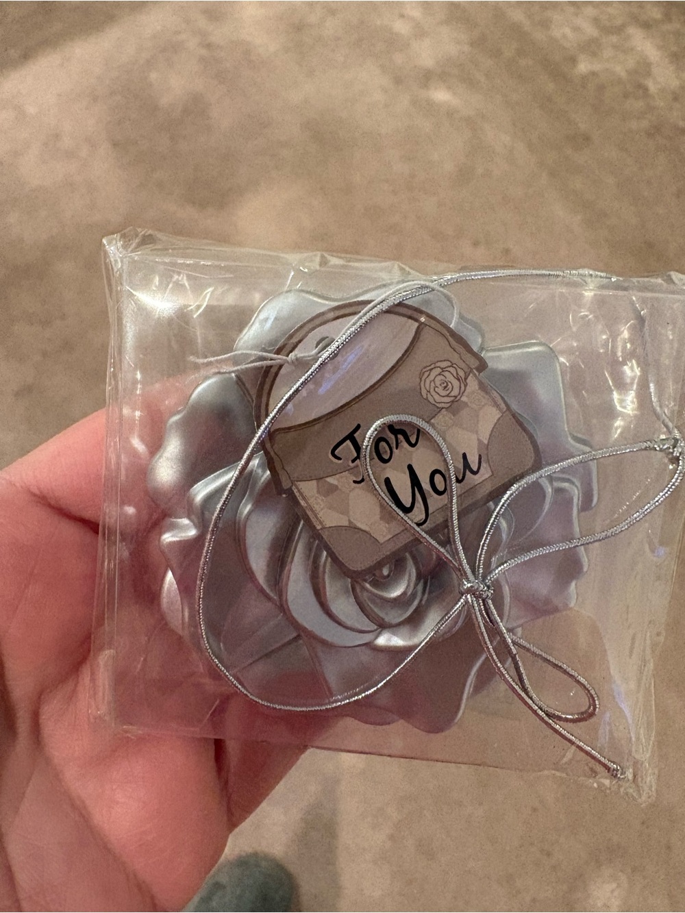 Flower Pocket Mirror Compact